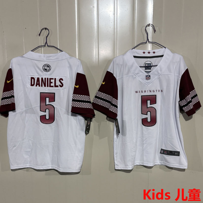 DANIELS #5 Washington Commanders Kids NFL Jersey
