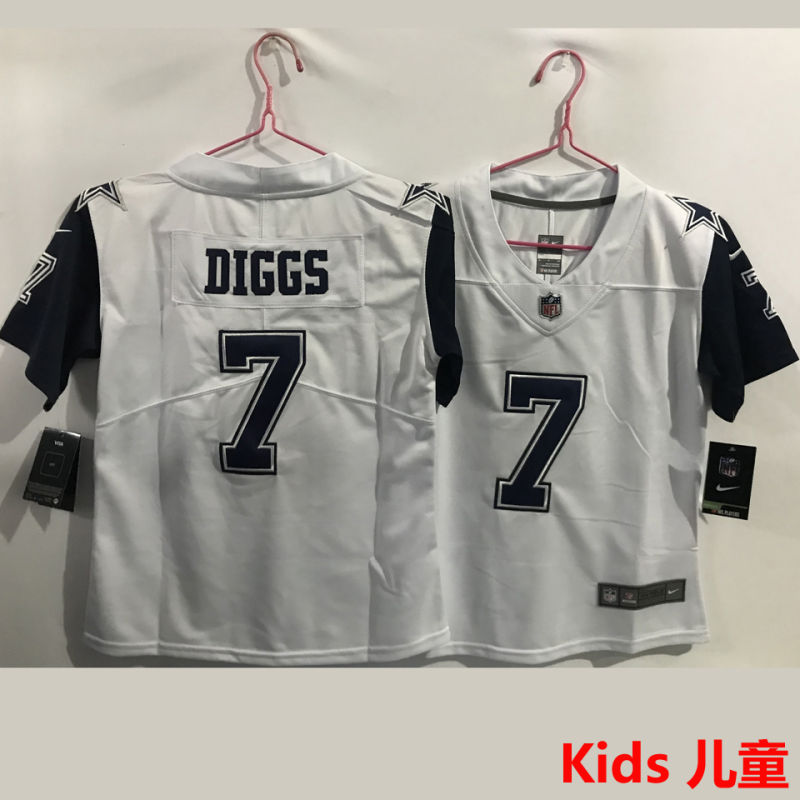 DIGGS #7 Dallas Cowboys Kids NFL Jersey