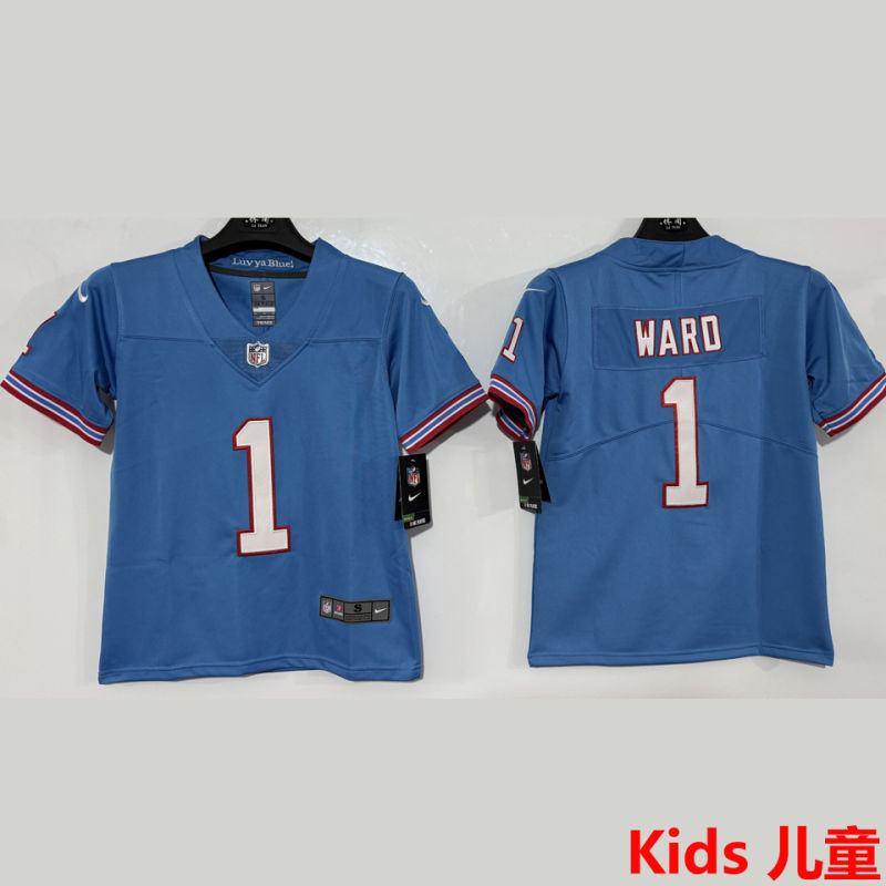 WARD #1 Tennessee Titans Kids NFL Jersey