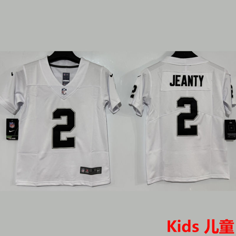 JEANTY #2 Las Vegas Raiders Kids NFL Jersey