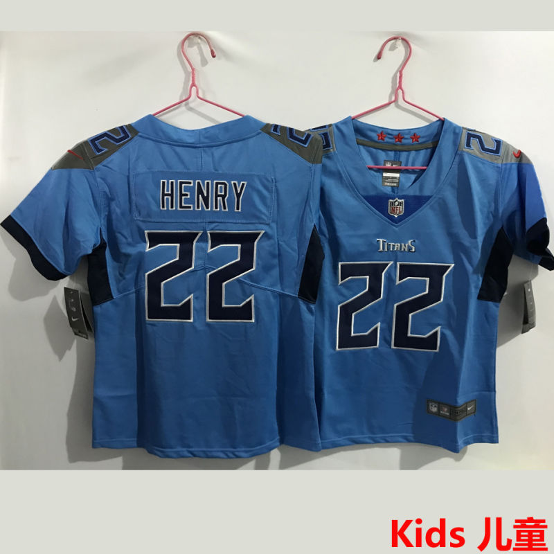 HENRY #22 Tennessee Titans Kids NFL Jersey
