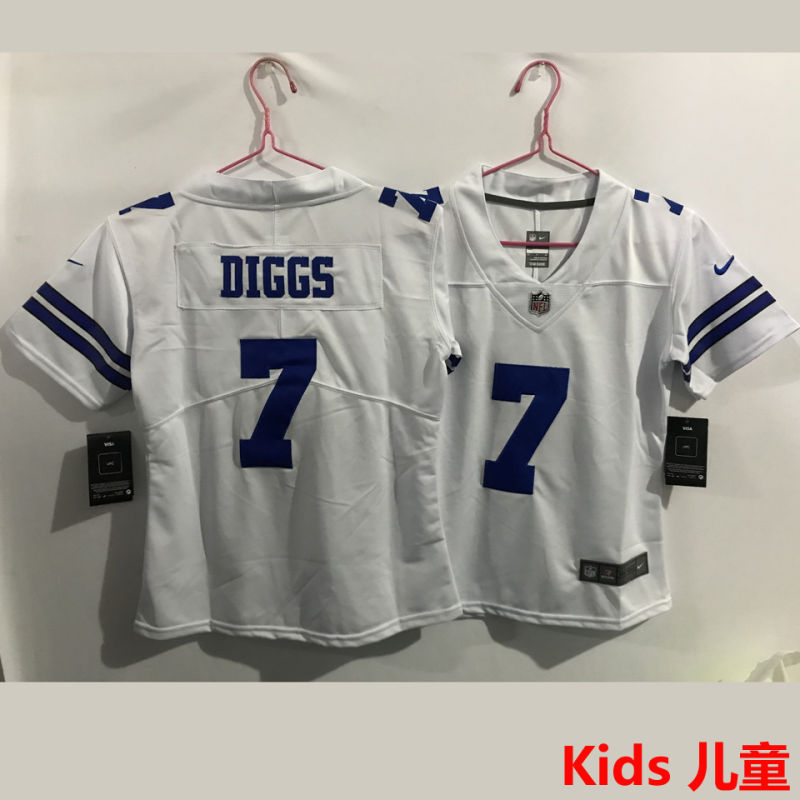 DIGGS #7 Dallas Cowboys Kids NFL Jersey