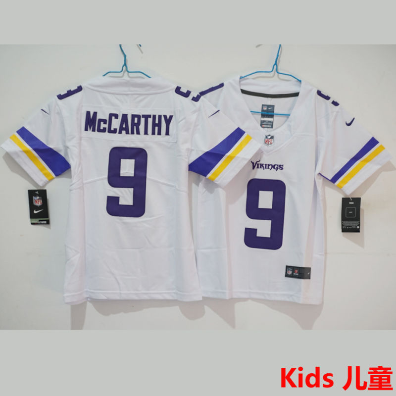 McCARTHY #9 Minnesota Vikings Kids NFL Jersey