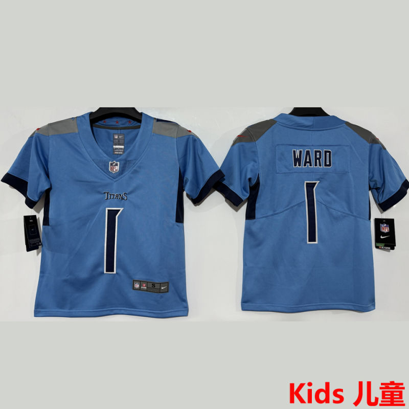 WARD #1 Tennessee Titans Kids NFL Jersey