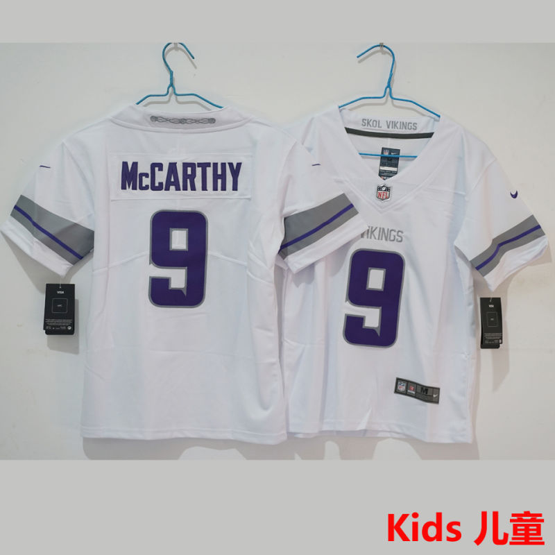 McCARTHY #9 Minnesota Vikings Kids NFL Jersey