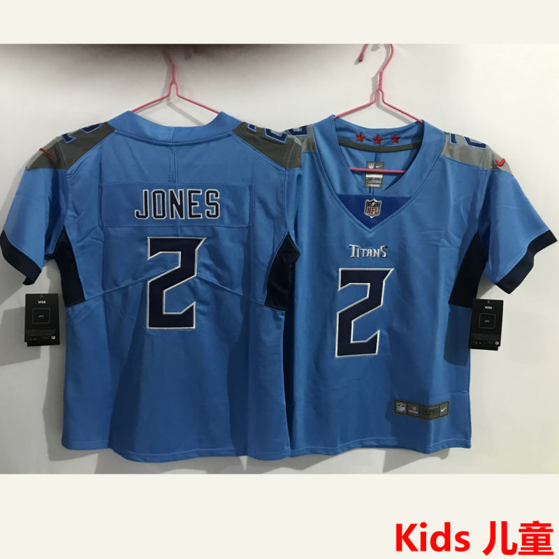 JONES #2 Tennessee Titans Kids NFL Jersey