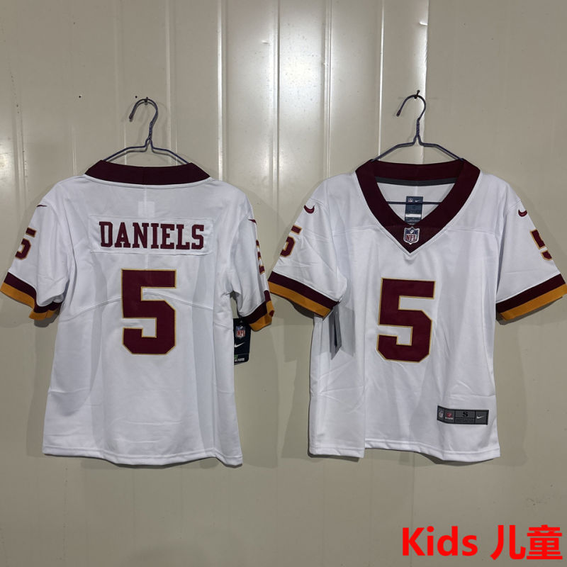 DANIELS #5 Washington Commanders Kids NFL Jersey