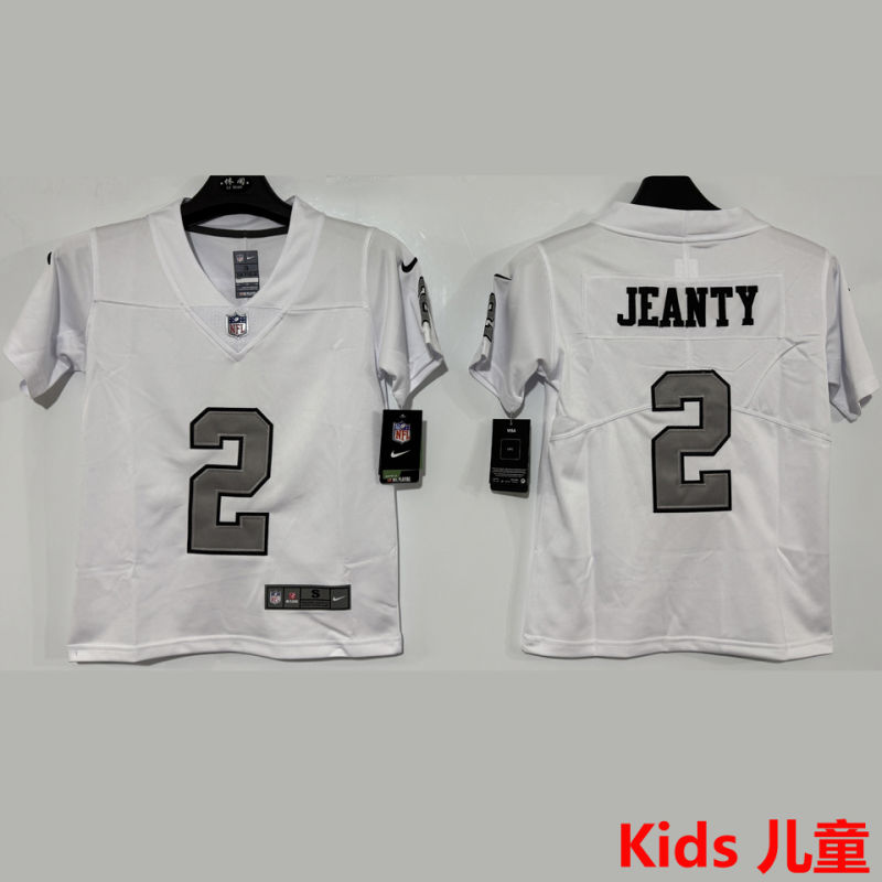 JEANTY #2 Las Vegas Raiders Kids NFL Jersey