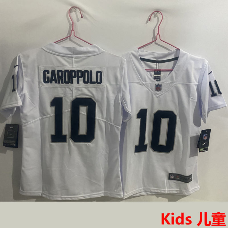 GAROPPOLO #10 Las Vegas Raiders Kids NFL Jersey