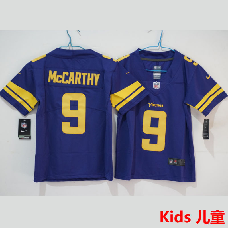 McCARTHY #9 Minnesota Vikings Kids NFL Jersey