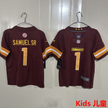 SAMUEL SR #1 Washington Commanders Kids NFL Jersey 指挥官