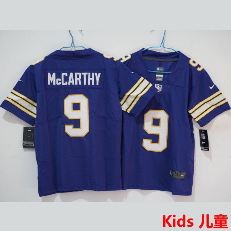 McCARTHY #9 Minnesota Vikings Kids NFL Jersey