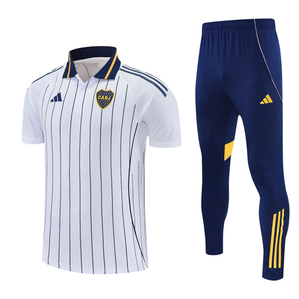 2026/27 Boca White POLO Training Tracksuit