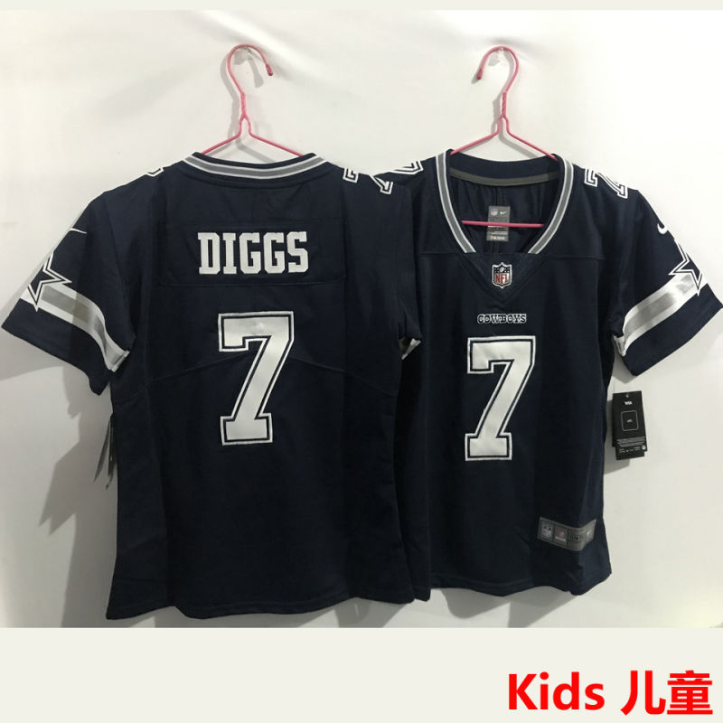 DIGGS #7 Dallas Cowboys Kids NFL Jersey