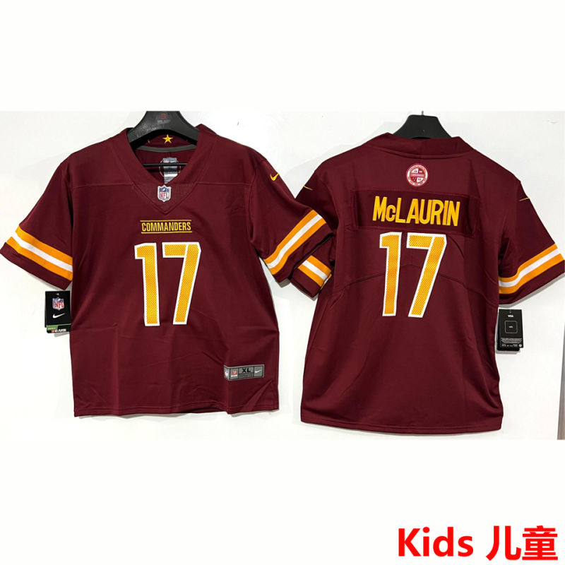 McLAURIN #17 Washington Commanders Kids NFL Jersey