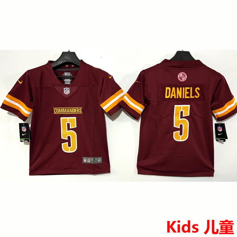 DANIELS #5 Washington Commanders Kids NFL Jersey