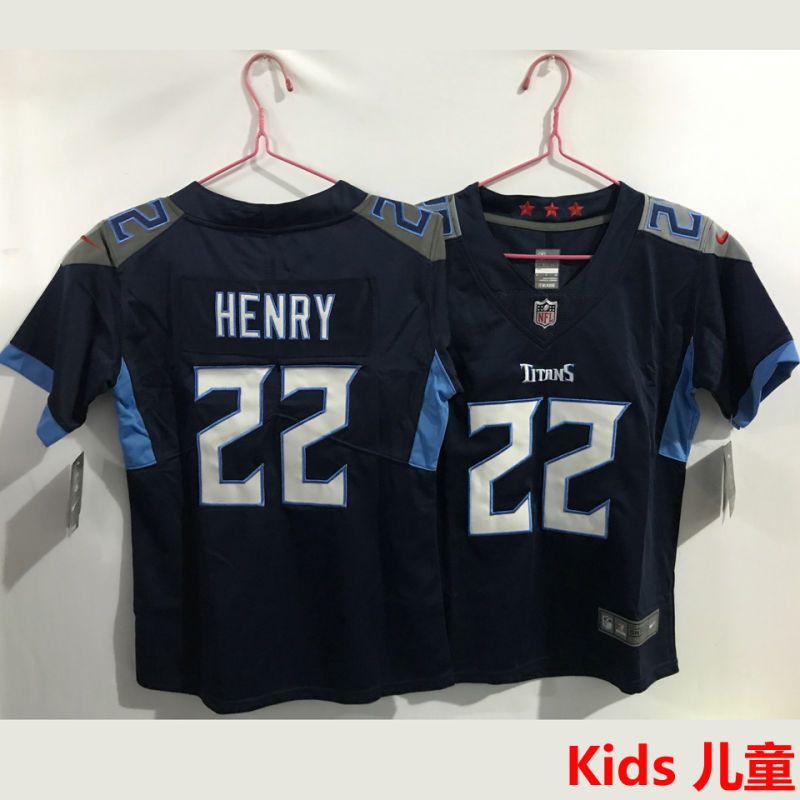 HENRY #22 Tennessee Titans Kids NFL Jersey