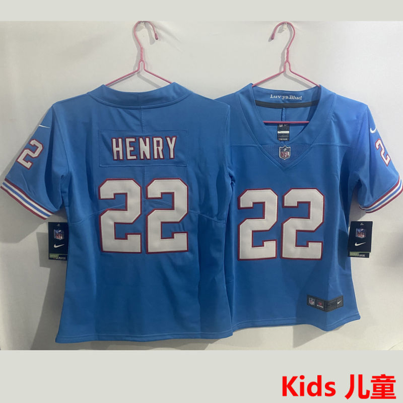 HENRY #22 Tennessee Titans Kids NFL Jersey