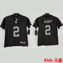 JEANTY #2 Las Vegas Raiders Kids NFL Jersey 突袭者
