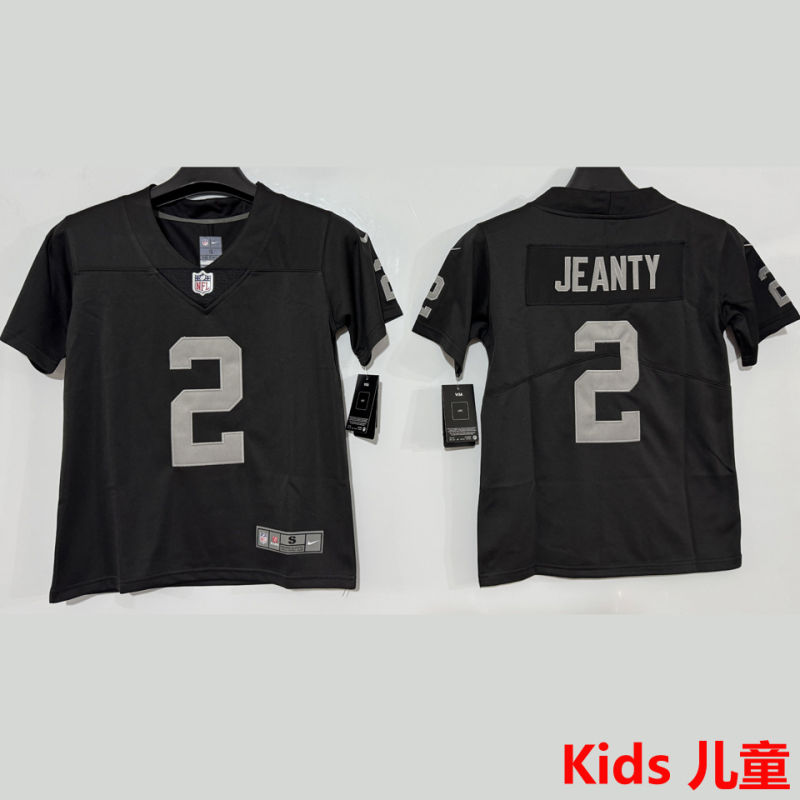 JEANTY #2 Las Vegas Raiders Kids NFL Jersey