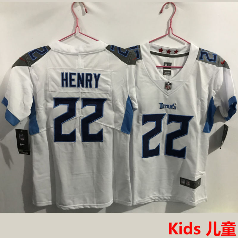 HENRY #22 Tennessee Titans Kids NFL Jersey