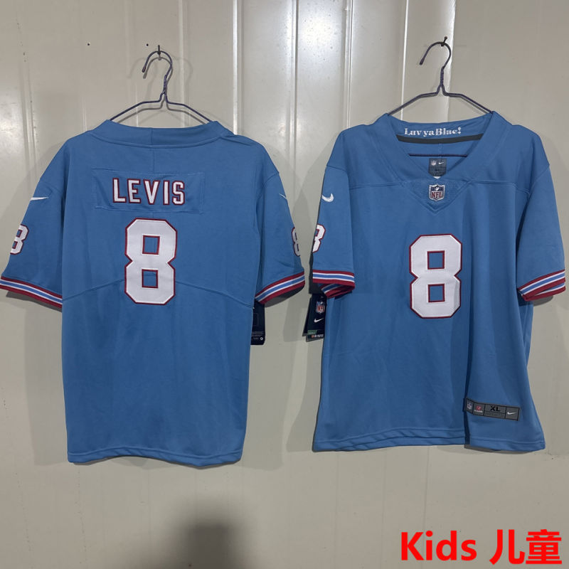 LEVIS #8 Tennessee Titans Kids NFL Jersey