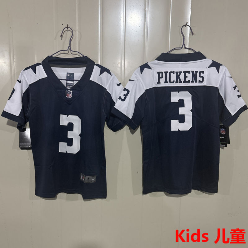 PICKENS #3 Dallas Cowboys Kids NFL Jersey