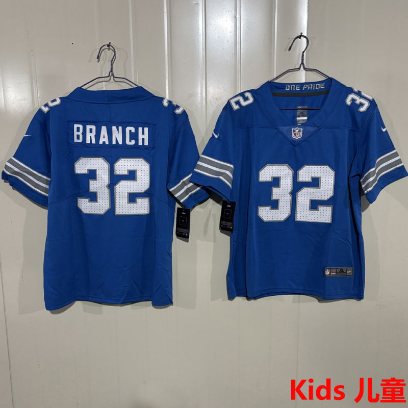 BRANCH #32 Detroit Lions Kids NFL Jersey