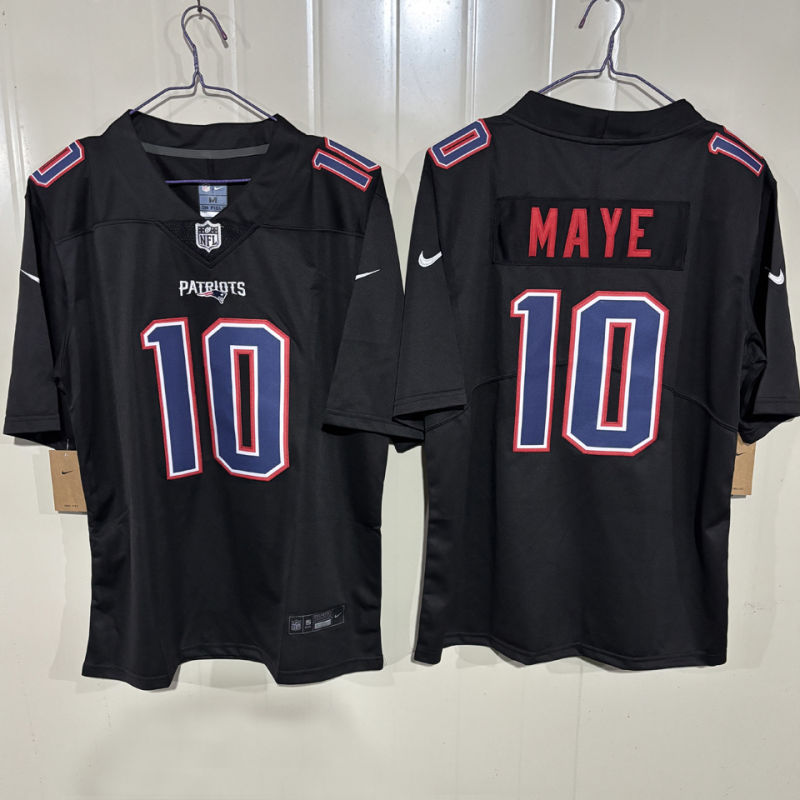 MAYE #10 Men's New England Patriots NFL Jersey