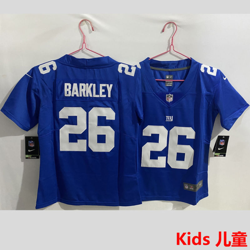 BARKLEY #26 New York Giants Kids NFL Jersey