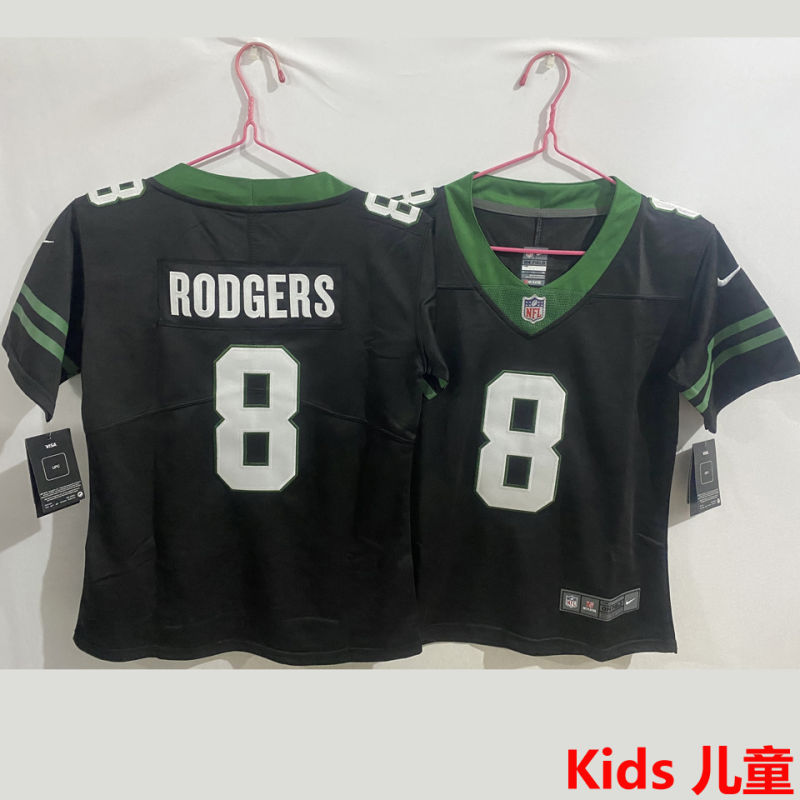 RODGERS #8 New York Jets Kids NFL Jersey