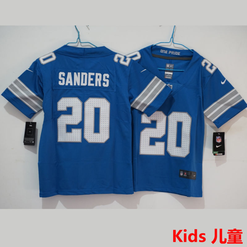SANDERS #20 Detroit Lions Kids NFL Jersey