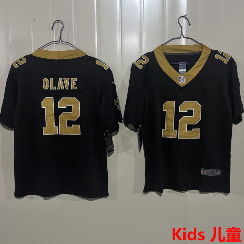 OLAVE #12 New Orleans Saints Kids NFL Jersey