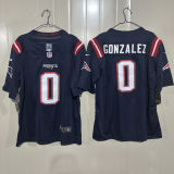 GONZALEZ #0 Men's New England Patriots NFL Jersey 爱国者