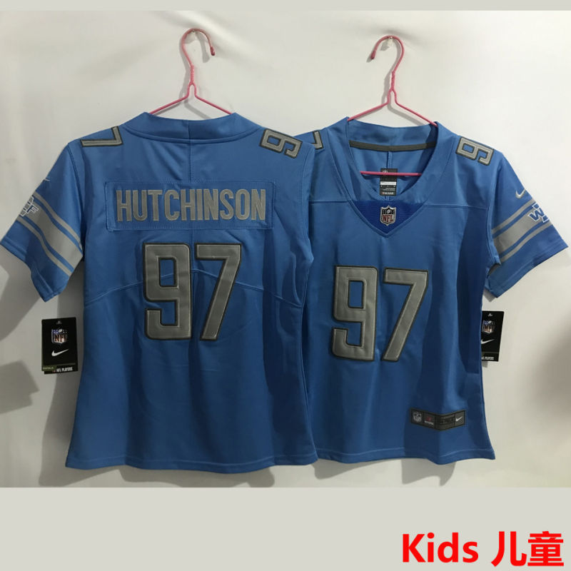 HUTCHINSON #97 Detroit Lions Kids NFL Jersey