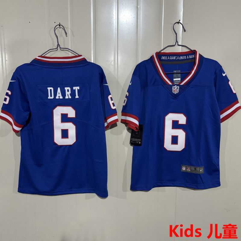 DART #6 New York Giants Kids NFL Jersey