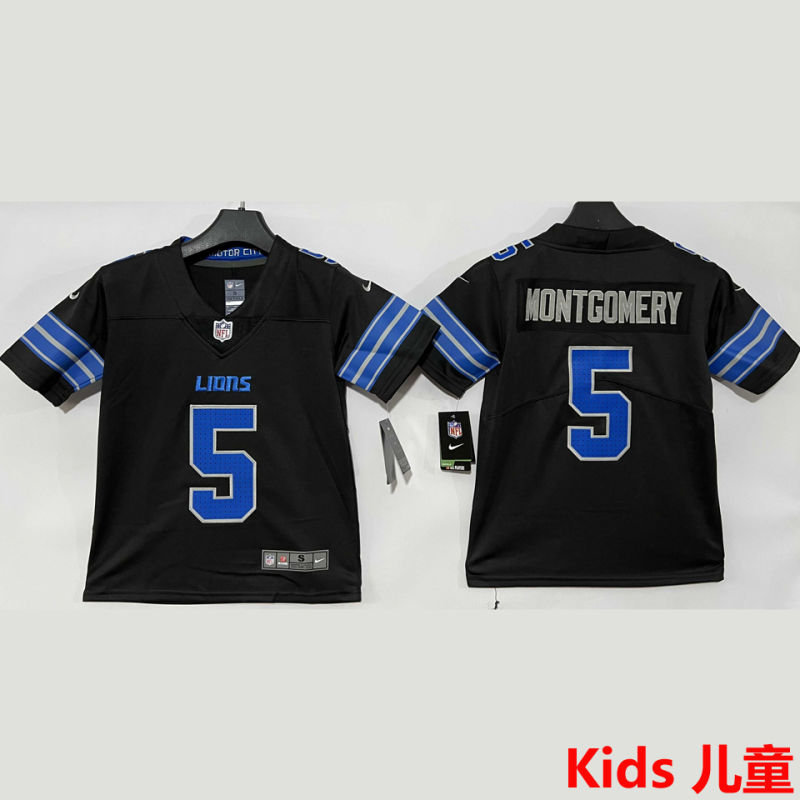 MONTGOMERY #5 Detroit Lions Kids NFL Jersey