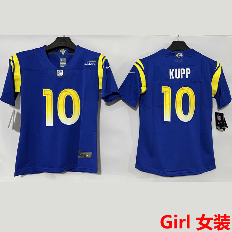 KUPP #10 Los Angeles Rams Girl NFL Jersey