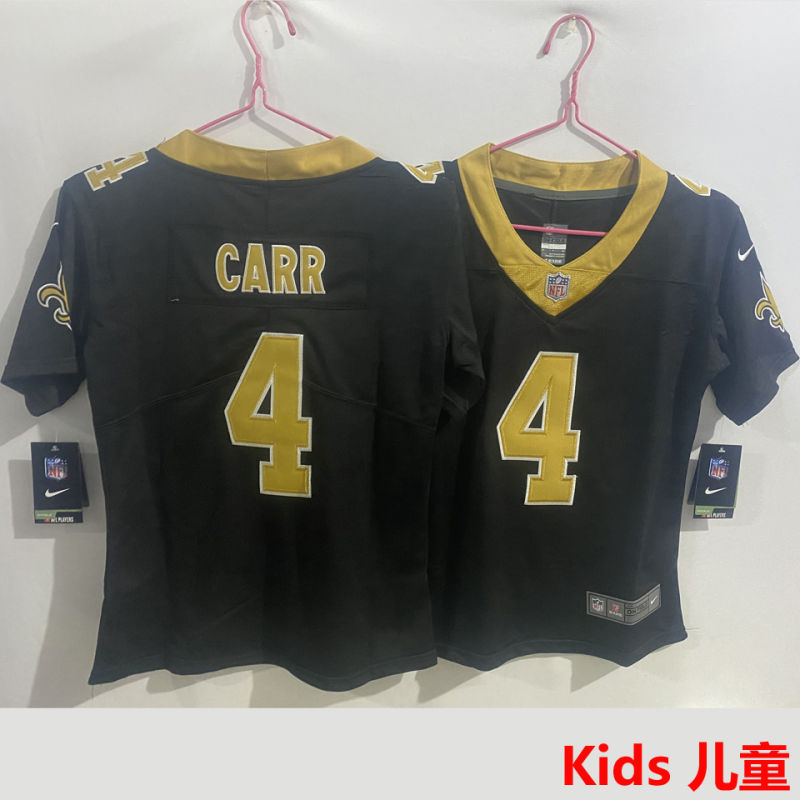CARR #4 New Orleans Saints Kids NFL Jersey