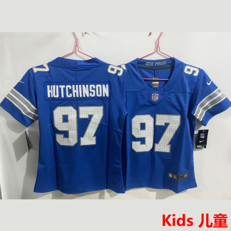 HUTCHINSON #97 Detroit Lions Kids NFL Jersey