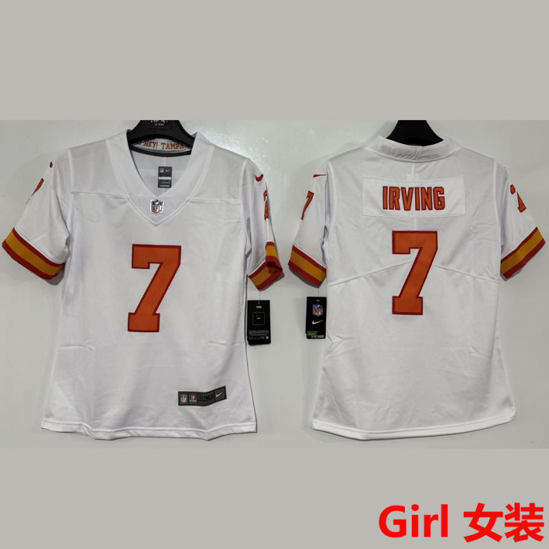 IRVING #7 Tampa Bay Buccaneers Girl NFL Jersey