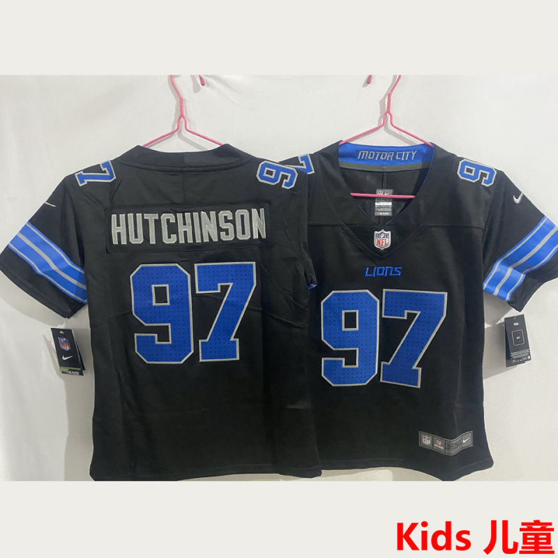 HUTCHINSON #97 Detroit Lions Kids NFL Jersey