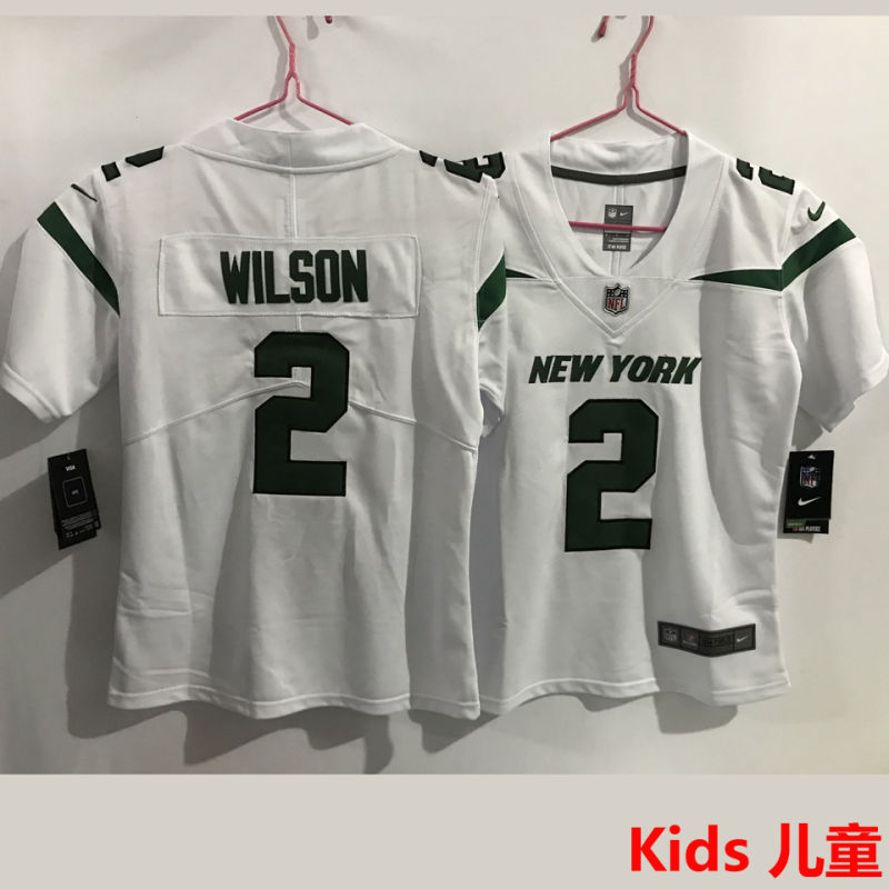 WILSON #2 New York Jets Kids NFL Jersey