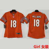 WILLIAMS #18 Chicago Bears Girl NFL Jersey 熊队