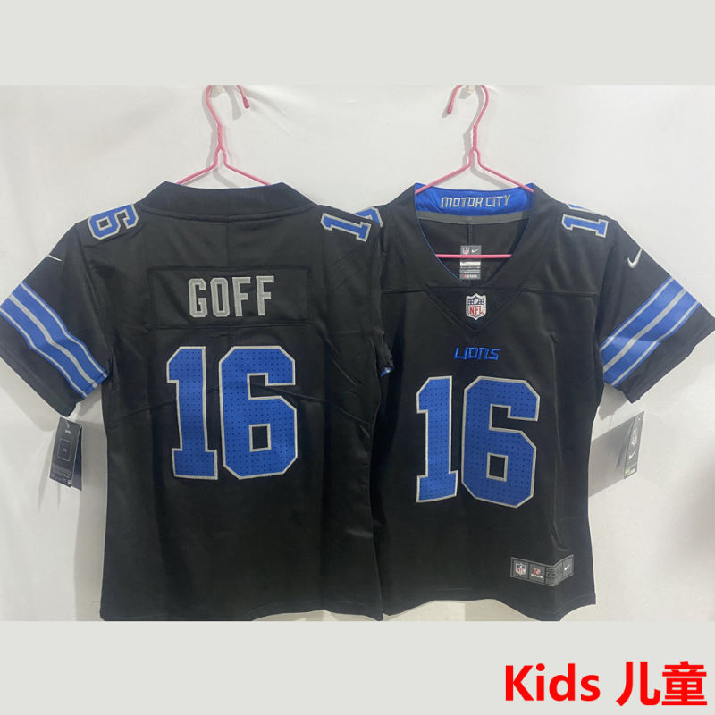 GOFF #16 Detroit Lions Kids NFL Jersey