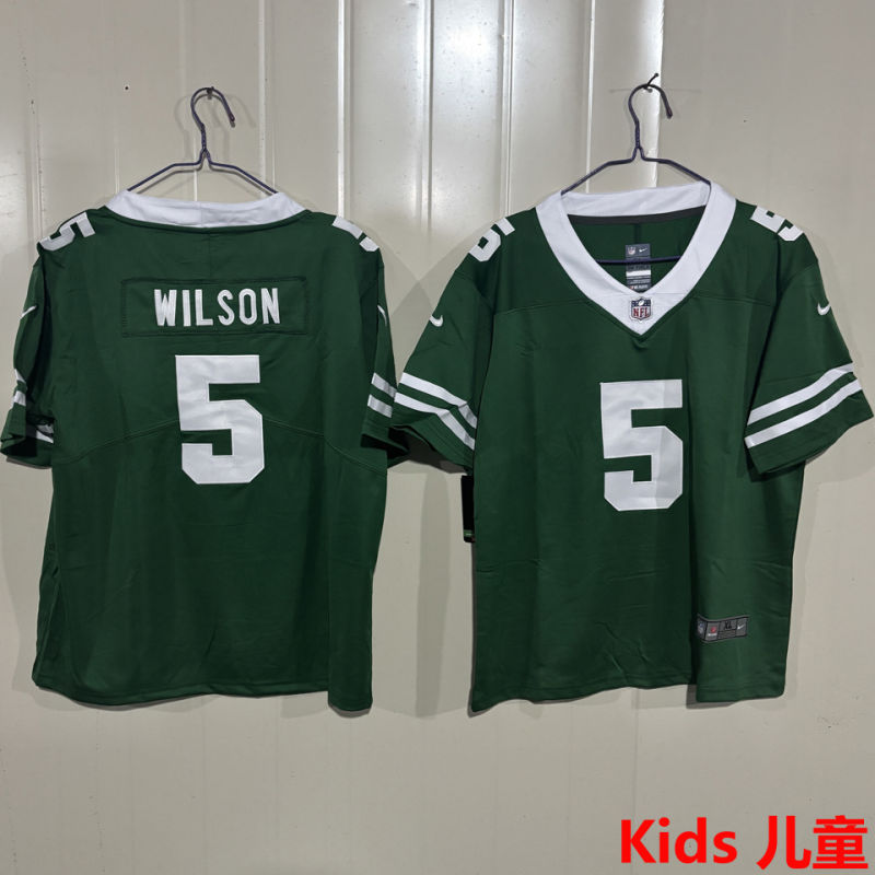 WILSON #5 New York Jets Kids NFL Jersey
