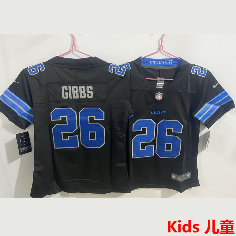 GIBBS #26 Detroit Lions Kids NFL Jersey