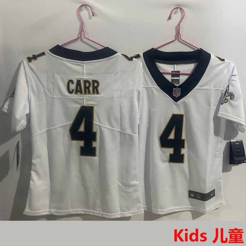 CARR #4 New Orleans Saints Kids NFL Jersey