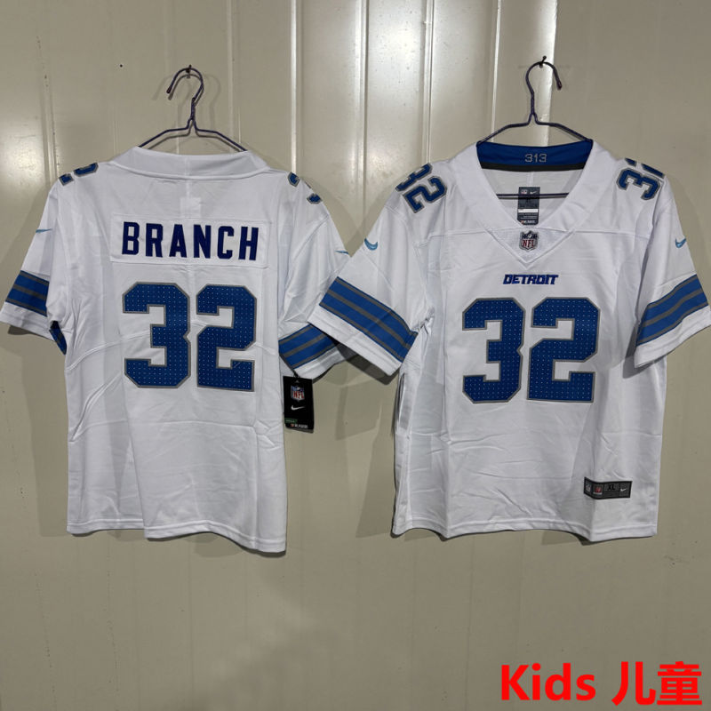 BRANCH #32 Detroit Lions Kids NFL Jersey