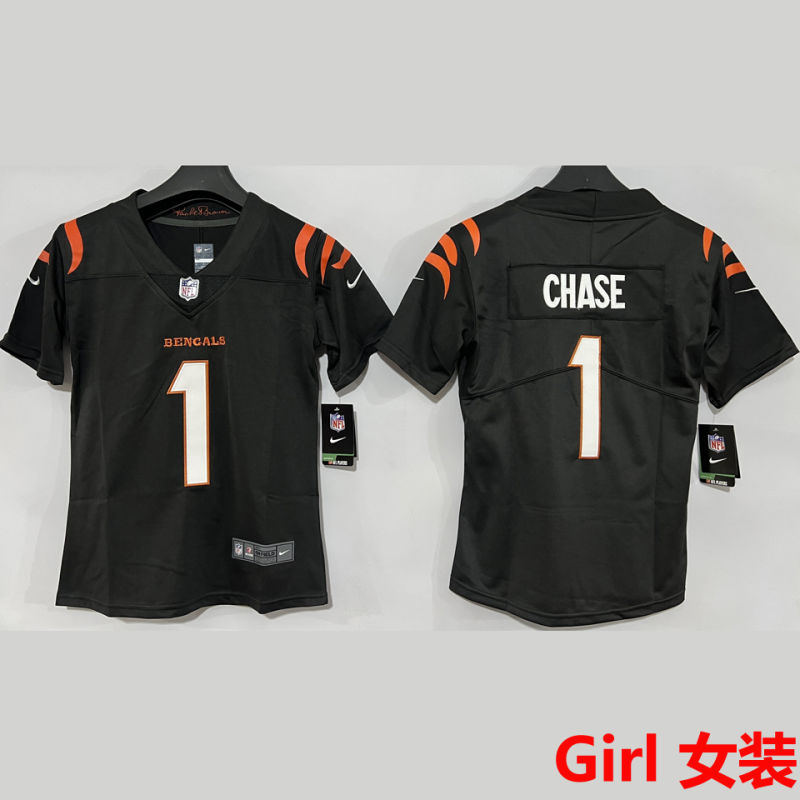 CHASER #1 Cincinnati Bengals Girl NFL Jersey